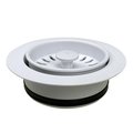 Nantucket Sinks White Disposal Flange For Granite Composite Sinks 3.5DF-GCW